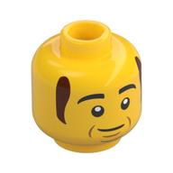 Plaatje in Gallery viewer laden, LEGO® los onderdeel Hoofd in kleur Geel 3626pb2733