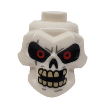 Plaatje in Gallery viewer laden, LEGO® los onderdeel Hoofd Aangepast in kleur Wit 43693pb06