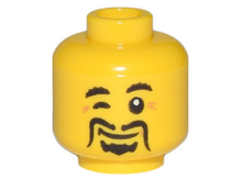 Plaatje in Gallery viewer laden, LEGO® los onderdeel Hoofd in kleur Geel 3626cpb2758