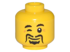 LEGO® los onderdeel Hoofd in kleur Geel 3626cpb2758