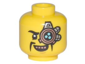 LEGO® los onderdeel Hoofd in kleur Geel 3626cpb2757
