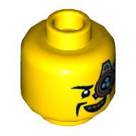 Plaatje in Gallery viewer laden, LEGO® los onderdeel Hoofd in kleur Geel 3626cpb2757