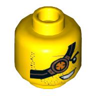 Plaatje in Gallery viewer laden, LEGO® los onderdeel Hoofd in kleur Geel 3626cpb2756