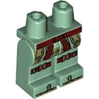 LEGO® los onderdeel Benen met Motief Zandgroen 970c00pb1171