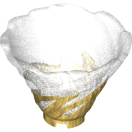 Plaatje in Gallery viewer laden, LEGO® los onderdeel Energy Effect Parel Goud 50663pb09