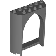 LEGO® los onderdeel Paneel Donker Blauwachtig Grijs 35565