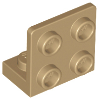 Plaatje in Gallery viewer laden, LEGO® los onderdeel Beugel in kleur Donker Geelbruin 99207
