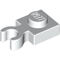 Plaatje in Gallery viewer laden, LEGO® los onderdeel Plaat Aangepast in kleur Wit 4085d