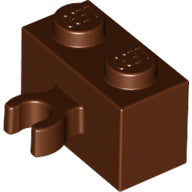 LEGO® los onderdeel Steen Aangepast Roodachtig Bruin 30237b