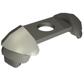 LEGO® los onderdeel Lijf Accessoire Parel Donkergrijs 37614