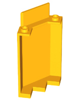 LEGO® los onderdeel Paneel Helder Licht Oranje 87421