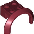 LEGO® los onderdeel Spatbord in kleur Donkerrood 50745