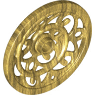 Plaatje in Gallery viewer laden, LEGO® los onderdeel Wiel in kleur Parel Goud 15744