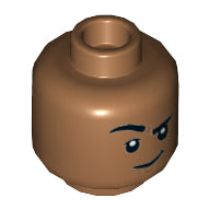 Plaatje in Gallery viewer laden, LEGO® los onderdeel Hoofd in kleur Medium Noga 3626cpb2884