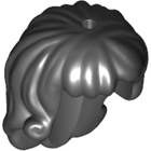 LEGO® los onderdeel Haar in kleur Zwart 18842