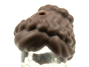 LEGO® los onderdeel Haar in kleur Donker Bruin 92260