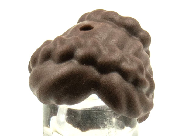 LEGO® los onderdeel Haar in kleur Donker Bruin 92260