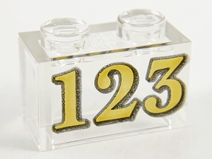 LEGO® los onderdeel Steen met Motief Doorzichtig 3065pb16