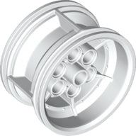 Plaatje in Gallery viewer laden, LEGO® los onderdeel Wiel in kleur Wit 56908