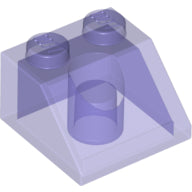 Plaatje in Gallery viewer laden, LEGO® los onderdeel Dakpan Algemeen Doorzichtig Paars 3039