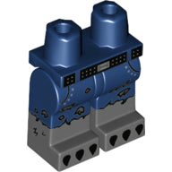 Plaatje in Gallery viewer laden, LEGO® onderdeel Benen met Motief Donkerblauw 970c00pb1180