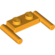 Plaatje in Gallery viewer laden, LEGO® onderdeel Plaat Aangepast Helder Licht Oranje 3839b