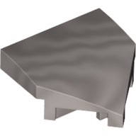 LEGO® los onderdeel Wig in kleur Metallisch Zilver 66956