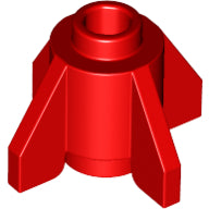 Plaatje in Gallery viewer laden, LEGO® los onderdeel Steen Rond in kleur Rood 4588