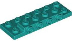 LEGO® los onderdeel Plaat Aangepast Donker Turkoois 87609