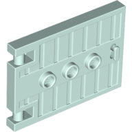 Plaatje in Gallery viewer laden, LEGO® los onderdeel Deur in kleur Licht Aqua 93096