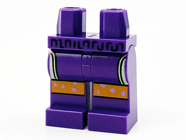 LEGO® onderdeel Benen met Motief Donkerpaars 970c00pb1187