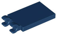 LEGO® los onderdeel Tegel Aangepast Donkerblauw 30350b