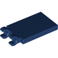 LEGO® los onderdeel Tegel Aangepast Donkerblauw 30350b