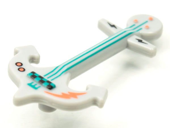 LEGO® 76113pb01 in kleur Licht Blauwachtig Grijs