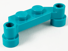 LEGO® los onderdeel Plaat Aangepast Donker Turkoois 4590