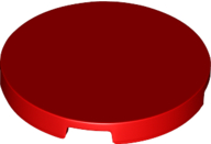 LEGO® los onderdeel Tegel Rond in kleur Rood 67095