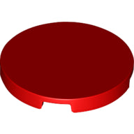 LEGO® los onderdeel Tegel Rond in kleur Rood 67095