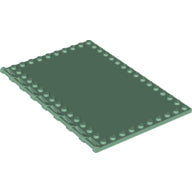 LEGO® los onderdeel Tegel Aangepast in kleur Zandgroen 69934