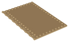 LEGO® los onderdeel Tegel Aangepast Donker Geelbruin 69934