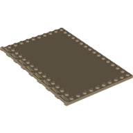 LEGO® los onderdeel Tegel Aangepast Donker Geelbruin 69934