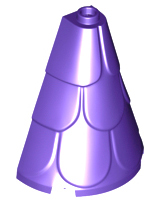 LEGO® los onderdeel Dak in kleur Donkerpaars 35563