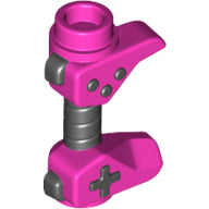 Plaatje in Gallery viewer laden, LEGO® onderdeel Accessoire met Motief Donker Roze 65080pb02