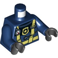 LEGO® los onderdeel Lijf met Motief Donkerblauw 973pb4194c01