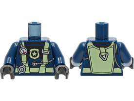 LEGO® los onderdeel Lijf met Motief Donkerblauw 973pb4194c01