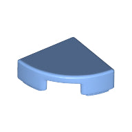 Plaatje in Gallery viewer laden, LEGO® los onderdeel Tegel Rond in kleur Medium Blauw 25269