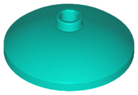 LEGO® los onderdeel Schaal in kleur Donker Turkoois 43898