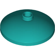 Plaatje in Gallery viewer laden, LEGO® los onderdeel Schaal in kleur Donker Turkoois 43898