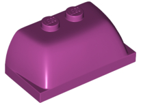 LEGO® los onderdeel Voorruit in kleur Magenta 30841