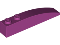 LEGO® los onderdeel Dakpan Gebogen in kleur Magenta 42022