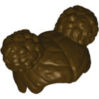 LEGO® los onderdeel Haar in kleur Donker Bruin 65579
